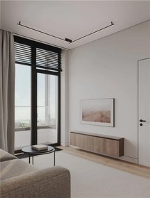 Plafoniera LED directionabila BRIANA negru