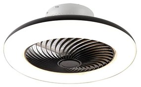 Ventilator de tavan negru incl. LED cu telecomanda - Clima