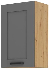Dulap superior de bucătărie Lucid 45 G 72 1F (Stejar artisan + dustgrey). 1045593