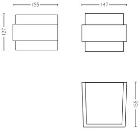 Philips 17335/47/PN - Corp de iluminat perete exterior MYGARDEN SHOVEL E27/42W