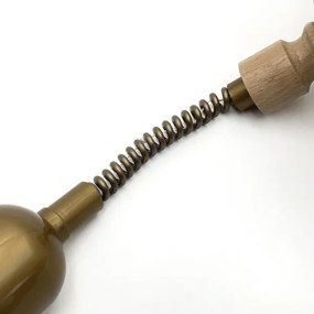 Lustră reglabilă RAMONA 1xE27/60W/230V maro/alb/stejar