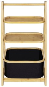 Etajeră de baie din bambus 44x80 cm Ecori – Wenko