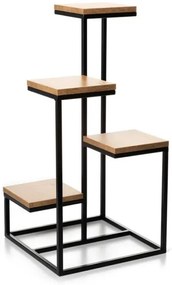 Suport pentru flori KASKADA 79x40 negru/maro