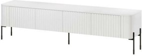 Comoda TV VERA, alb, PAL laminat, 190x40x50 cm