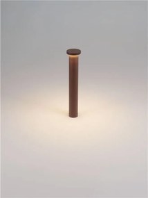 Stalp de exterior LED 2700K, IP65 BAST H-45cm corten