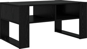 vidaXL Masă de cafea Stejar Negru 92 x 53 x 45 cm Lemn compozit