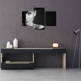 Tablou - Portretul femeii cu pălărie (90x60 cm)