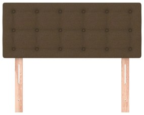 Tablie de pat, maro inchis, 100x5x78 88 cm, textil 1, Maro inchis, 100 x 5 x 78 88 cm