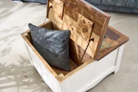 Masuta design vintage, Shabby Chic Jakarta 70cm, white wash