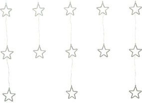 Perdea luminoasă pentru exterior Stars, 120x120cm,LED, alb rece, temporizator, 8 funcții, 120 cm