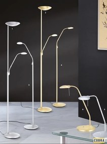 Lampadar LED dimabil stil modern Cobra satin alama