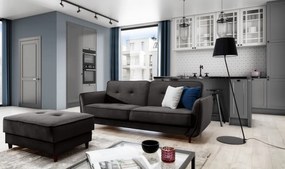 Canapea tapitata, extensibila, cu spatiu pentru depozitare, 220x83x90 cm, Bellis 04, Eltap (Culoare: Bej / Savoi 7)