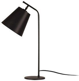 Veioză neagră cu abajur din metal (înălțime 67 cm) Salihini – Opviq lights