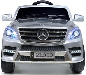 Mașina electrică pentru copii Mercedes-Benz ML350 argintiu metalizat