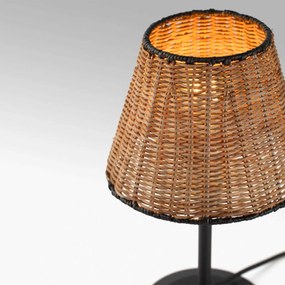 Veioza / Lampa de masa design natural din ratan SUMBA