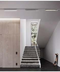 Proiector LED Tip Banda, 10W, 4000K Lumina Neutra, Directionabil Pe Sina Monofazata, Alb
