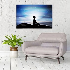 Tablou - Femaia meditând (90x60 cm)