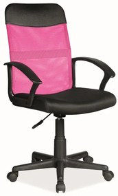 Fotoliu de birou Obery (Negru + Roz). Promo -6%. 1050641
