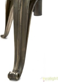 Masa design industrial cu inaltime reglabila, diametru 56cm, Grand Central 262810RM