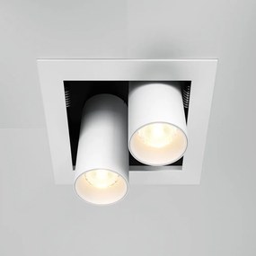 Spot LED incastrabil design tehnic Magnum 2 alb