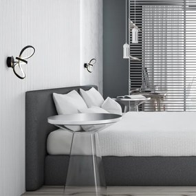 Aplică LED TESORO LED/15W/230V negru