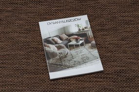 Covor SISAL SION A5165A Melanj țesute plate maro