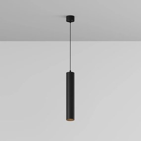 Pendul LED iluminat design tehnic FOCUS D-5,2cm negru