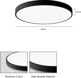 Brilagi - Plafonieră LED POOL 60W/230V 3000/4500/6000K 50 cm