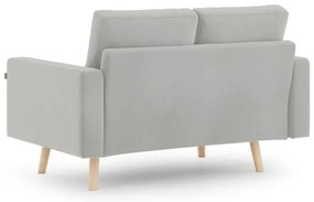 Canapea de culoare gri deschis cu 2 locuri MANDI