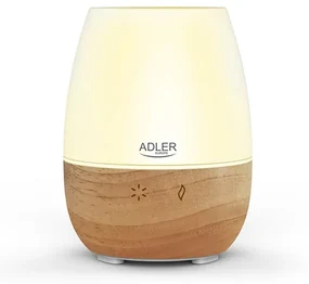 Difuzor de arome cu ultrasunete Adler AD 7967, 130 ml, lumina ambientala 7 culori