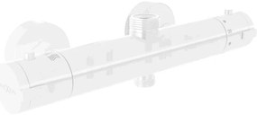 Mexen Kai baterie termostatică de duș, Albă - 77150-20
