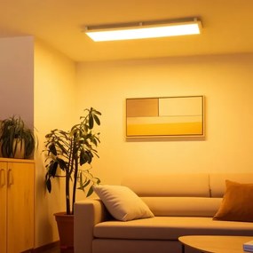 Eglo 32734 - Plafonieră LED RGBW SALOBRENA-C aplicată, reglabilă, 34W/230V, alb + telecomandă