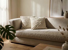 Perna decorativa CATY 45x45 cm, gri deschis