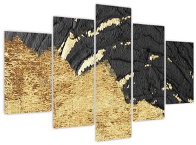 Tablou - Structura de aur N⁰1 (150x105 cm)