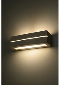 Aplică perete VEGA LINE 1xE27/60W/230V alb