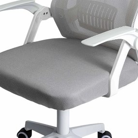 Scaun de birou pentru copii din mesh OFF 433 gri