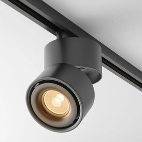 Spot LED ajustabil, accesoriu pentru sinele monofazate Unity, Yin negru