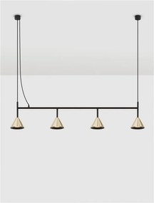 Lustra suspendata moderna CONICO auriu