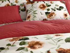Lenjerie de pat dubla DUO SENSE ROSALIA cu model + fata de perna 40x50 cm GRATUIT Dimensiune lenjerie de pat: 70 x 90 cm | 140 x 200 cm