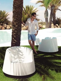 Fotoliu lounge design modern, exterior, interior, ROULETTE 61002 Vondom