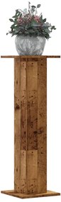 vidaXL Suporturi de plante 2 buc. lemn vechi 30x30x95cm lemn prelucrat