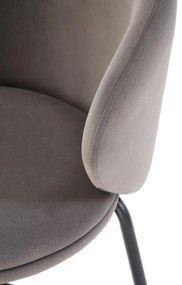 Scaun de bar H121 gri/negru