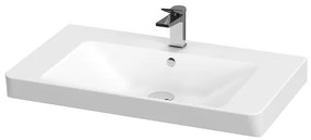 Cersanit S801-338-DSM - Dulap de baie suspendat LARA cu lavoar, 80 cm, alb