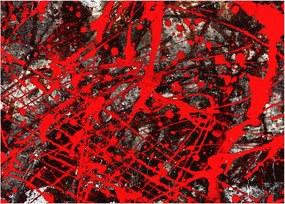 Tablou - Abstracție expresivă (70x50 cm)