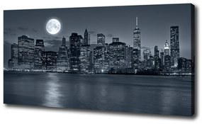 Imprimare tablou canvas New york, pe timp de noapte