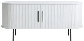 Comodă TV albă 120x56x40 cm Nola – Unique Furniture