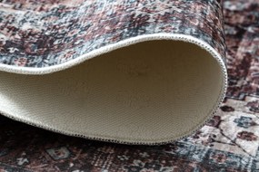 ANDRE 1826 covor lavabil Ornament, vintage anti-alunecare - maro si albastru - SECUNDAR-COTATI PRODUSUL