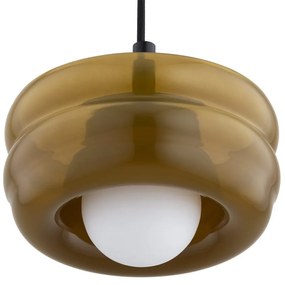 Pendul modern, Living, Hol, Scara, Sticla, Chihlimbar, TEVO