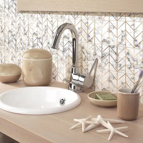 Autocolante pentru gresie 9 buc. 20x20 cm Marble – Ambiance