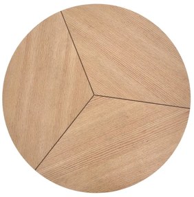 Măsuță de cafea KARIDA 41x80 cm bej/negru